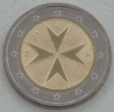 2 E.uro Commemorative Coin Malta 2015 Uncirculated