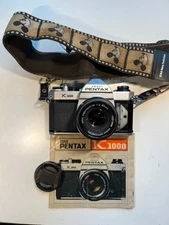 PENTAX K1000 35MM Camera W/Asahi 4406784 50mm Lens *Untested* Free Shipping