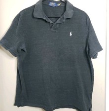 Polo Ralph Lauren Mens Charcoal Gray Shirt Classic Fit XL