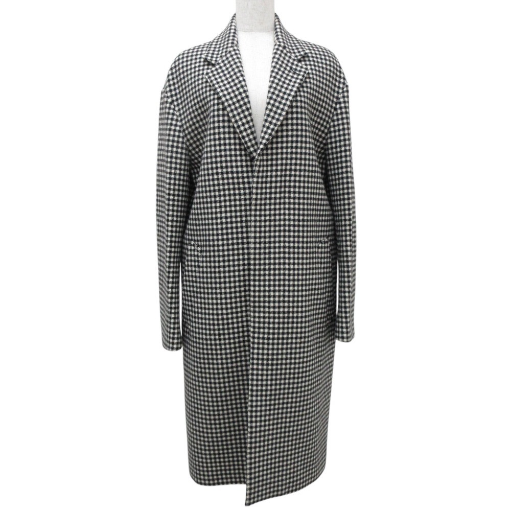 MACKINTOSH Gingham Check Pattern Chesterfield Coa… - image 1
