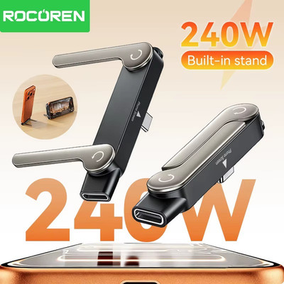 Rocoren 240W 3in1 USB-C OTG Adapter Ständer PD3.1 Schnellladung für iPhone 17