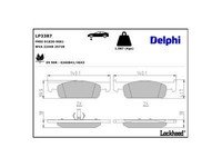 Delphi Bremsbelagsatz, Scheibenbremse LP3631 FüR Jeep