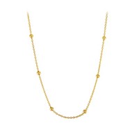 Cavill Halskette 925 Sterlingsilber Vergoldet Gold 80 Cm Damen Schmuck