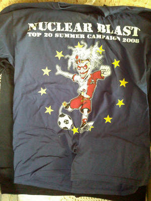 T SHIRT - NUCLEAR BLAST RECORDS - TOP 20 SUMMER CAMPAIGN 2008