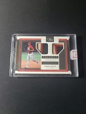 1st on Print 1/3 2022 Panini Three & Two Jordan Lawlar Dual Jersey Patch #PDJ-JL