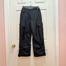 Arctic Quest Insulated Snow Pants Ski Snowboard Ankle Zip Pockets Youth Medium