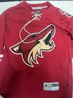 Phoenix Coyotes Autographed Hockey Jersey Red Reebok CCM Size L/G