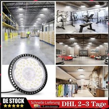 500W UFO LED Hallenbeleuchtung Industrielampe Hochregal Hallenstrahler Lampe DE