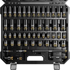 12 Drive Impact Socket Set 50-piece Metric 8-32mm Deep Standard Sockets