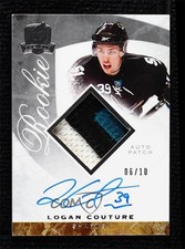 2017-18 Upper Deck The Cup 6/10 Logan Couture #08T-LC Auto 0c3