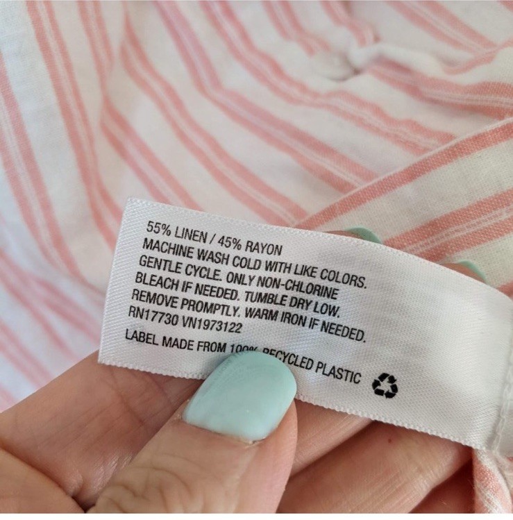 Universal thread long sleeve linen boyfriend fit … - image 6