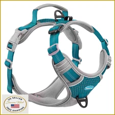 ThinkPet No Pull Dog Harness - Reflective, Padded Vest for Small, Medium, Large