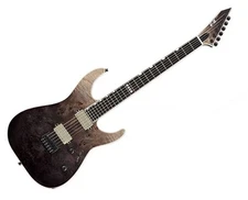 ESP E-II MII Neck-Thru Burl Maple w/Hipshot - Black Natural Fade - B-Stock