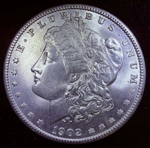 1902-O $1 Morgan Silver Dollar CHOICE TO GEM BU MS DOLLAR