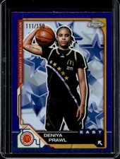 2025 Topps Chrome McDonald's All-American Deniya Prawl Purple Refractor #/150