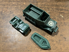 Marx Toys 1/32nd scale plastic WWII U.S. vehicle lot