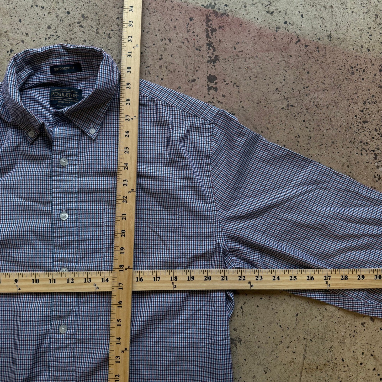 Pendleton Bridgeport Mens Large Button Down Shirt… - image 4