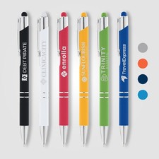 Metalowy długopis Paragon Color z logo | Grawer Softtouch jako przedmiot reklamowy