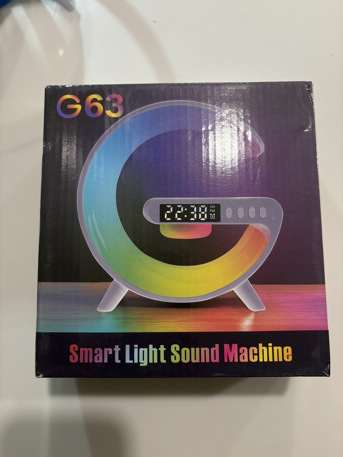 G63 Intelligent, Light Sound Machine, 15 W Wireless Charging