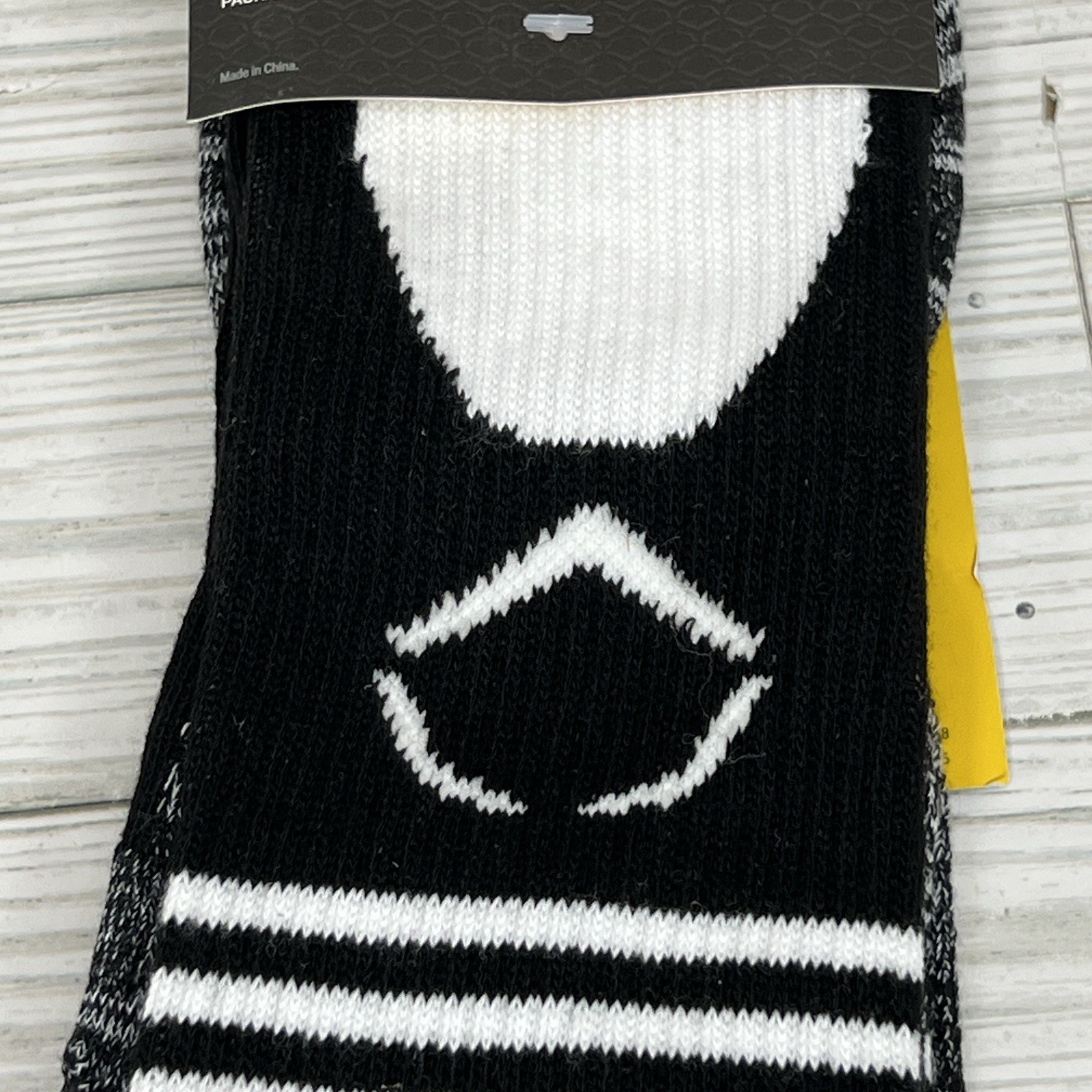 NEW EvoShield Throwback Game Socks Great For Baseball Softball Black White Med