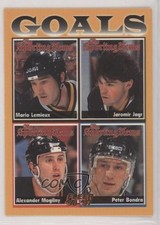 1996-97 Fleer Mario Lemieux Jaromir Jagr Alexander Mogilny Peter Bondra HOF 1ar2