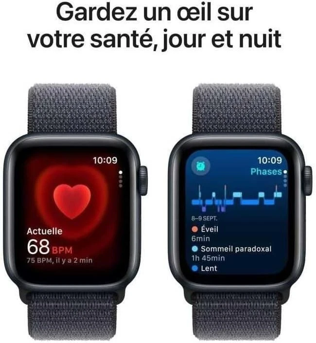 Apple Watch SE Digital 40 mm Smartwatch Rechteckig 18 h 326 ppi Schwarz NEU ✅ - Bild 3 von 4