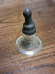 Vintage Glass And Rubber Nipple Shield