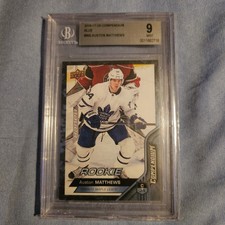 2016-17 Upper Deck Compendium Blue # 900 Auston Matthews  Rookie Card RC BGS 9. rookie card picture
