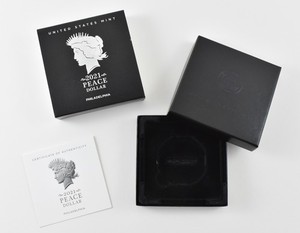 2021 Peace Silver Dollar OGP - Philadelphia Box & COA - NO COIN *6196