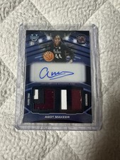 25/26 Bowman U Best Basketball Agot Makeer Dual Patch Auto Black 08/10
