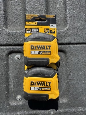 DEWALT 25 ft. Magnetic Tape Measure (2-Pack)