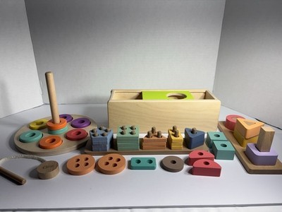 Lovevery The Thinker Play Kit Wooden Montessori Toys Toddler Learning Set