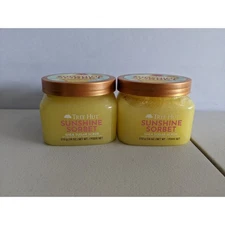 Tree Hut Sunshine Sorbet Shea Sugar Scrub 2pk 18oz Coconut Pineapple Guava Scent