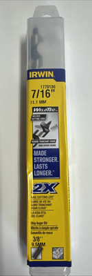Irwin Weldtec Ship Auger 7/16 X 7.5 1779136 MADE IN BRAZIL
