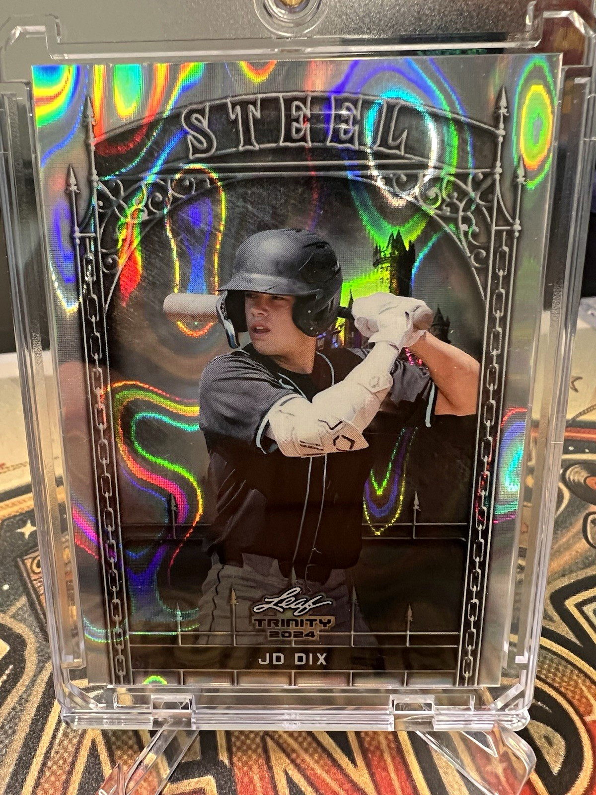 Leaf 2024 Trinity Mega Box Steel JD Dix (RC) Baseball #S-50 /290