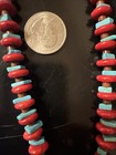 Turquoise Wood Magnesite Beaded Necklace — photo 5