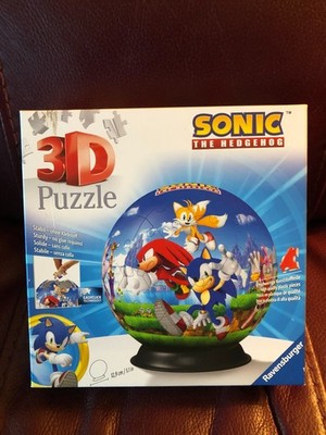 Sonic The Hedgehog Puzzle-Ball Ravensburger 3D Puzzle 73 Pieces New