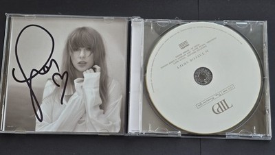 Taylor Swift Signed Heart The Tortured Poets Department CD NEW Autograph 