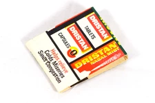 Vintage Dristan Tablets & Anacin Advertising Matchbook Front Strike UNSTRUCK