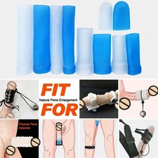 Silicone sleeve for Super Penis Enlargement Extender Vacuum Stretcher Pump S-XXL