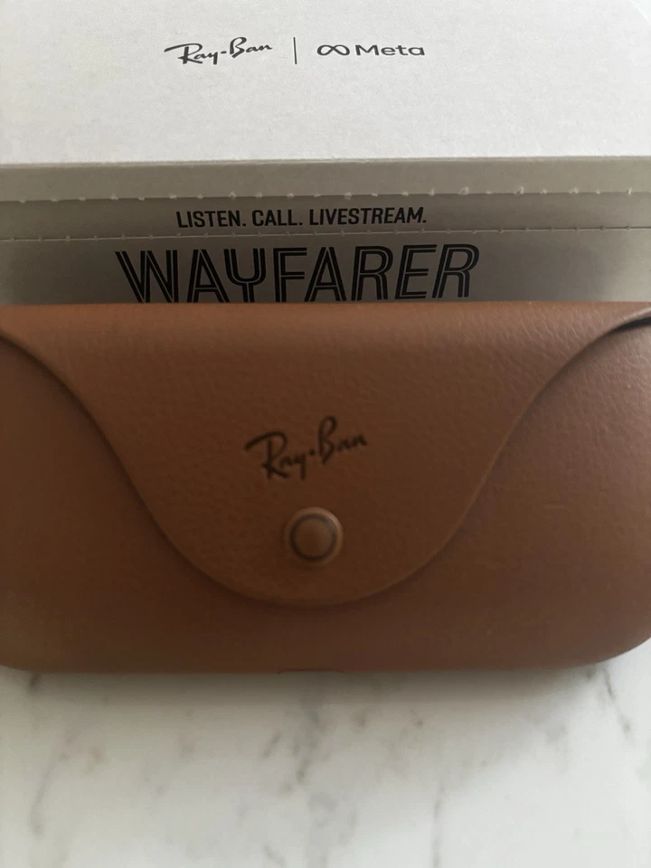 Ray Ban Meta Wayfarer RW4008 Sunglasses Black, Green Transition lenses-EXCELLENT, photo 3 of 5