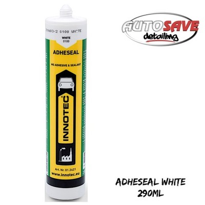 Innotec - Adheseal White 290ml Unique MS Polymer Based Adhesive And Sealant