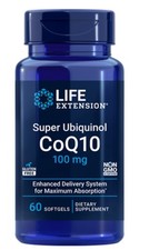 LIFE EXTENSION SUPER UBIQUINOL CoQ10 100mg 60 SoftGel