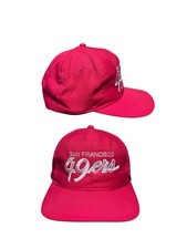 Vintage 49ers Sports Specialties snapback script hat cap 90s The Twill