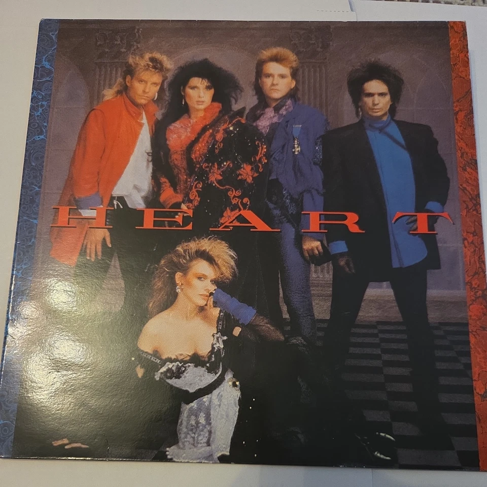 Vg+/Vg+ Heart Self Titled LP 1985 Capitol EJ2403721 12" Vinyl Record Album Rock - Image 1 of 4