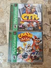 CRASH BASH + TEAM RACING CTR ✨Playstation PS1 Lot✨ Complete Nice Shape Bandicoot