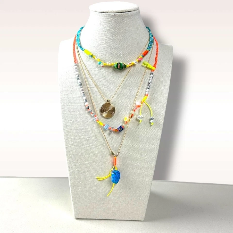 Collar Free People My Magic en Capas Dorado Ariana Ost Bohemio Caprichoso NUEVO  Foto 3 de 4