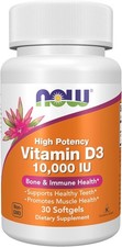Now Foods Supplements, Vitamin D-3 10,000 IU, Highest Potency, Structural Suppor