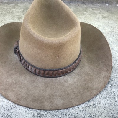 Vintage John B. Stetson XXXX 4x Beaver Western Cowboy Hat 7 1/8