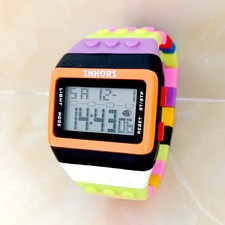 Digital Watch Men Women LED Display Alarm Stopwatch Water Resistant